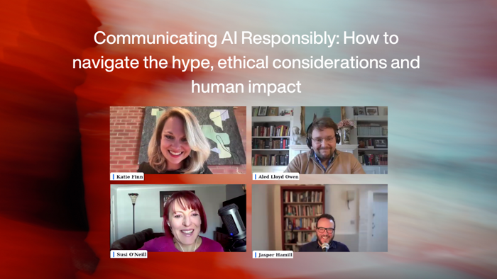 Communicating AI Responsibly: How to navigate the hype, ethical considerations and human impact